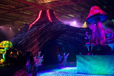 The volcano at the center of RuneFest 2019