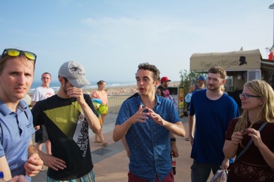 Wikians at the beach at Maspalomas