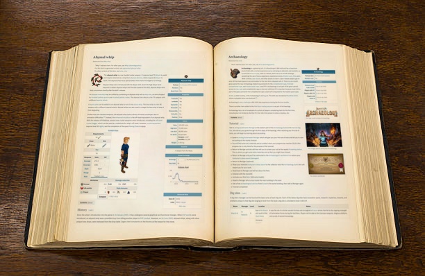 RuneScape Wiki book